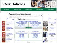 Tablet Screenshot of coinarticles.ws